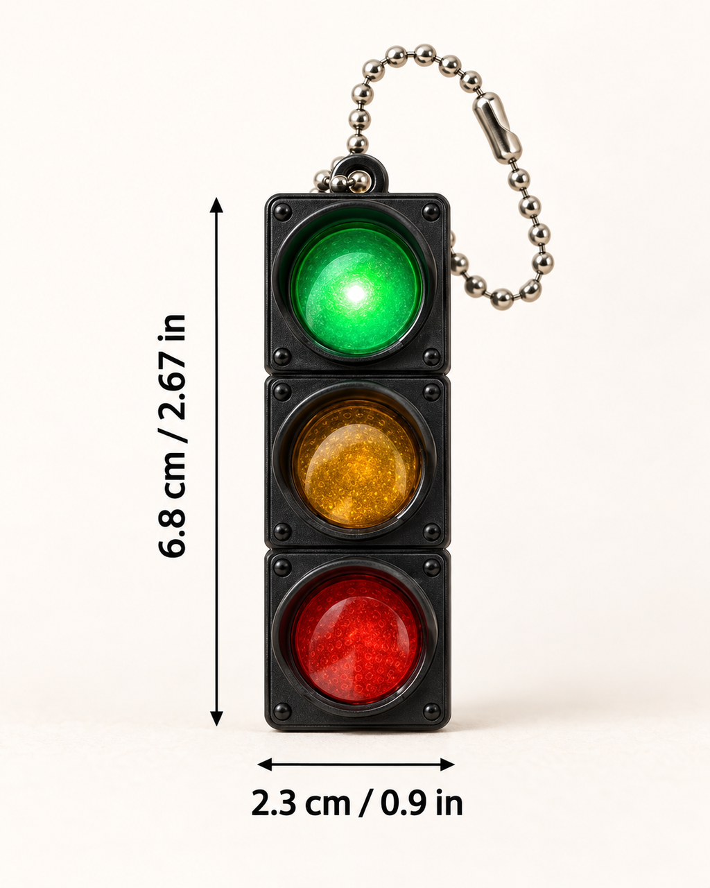 Stop & Go – Traffic Light Keychain