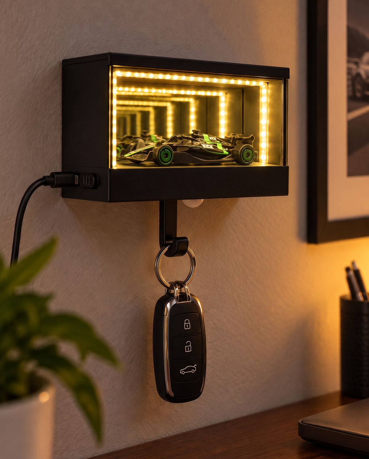 Infinity Garage – Motion Sensor Key Holder