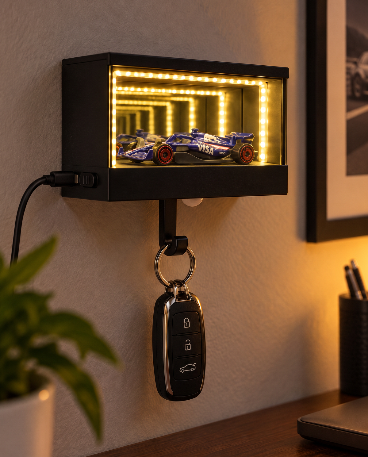 Infinity Garage – Motion Sensor Key Holder