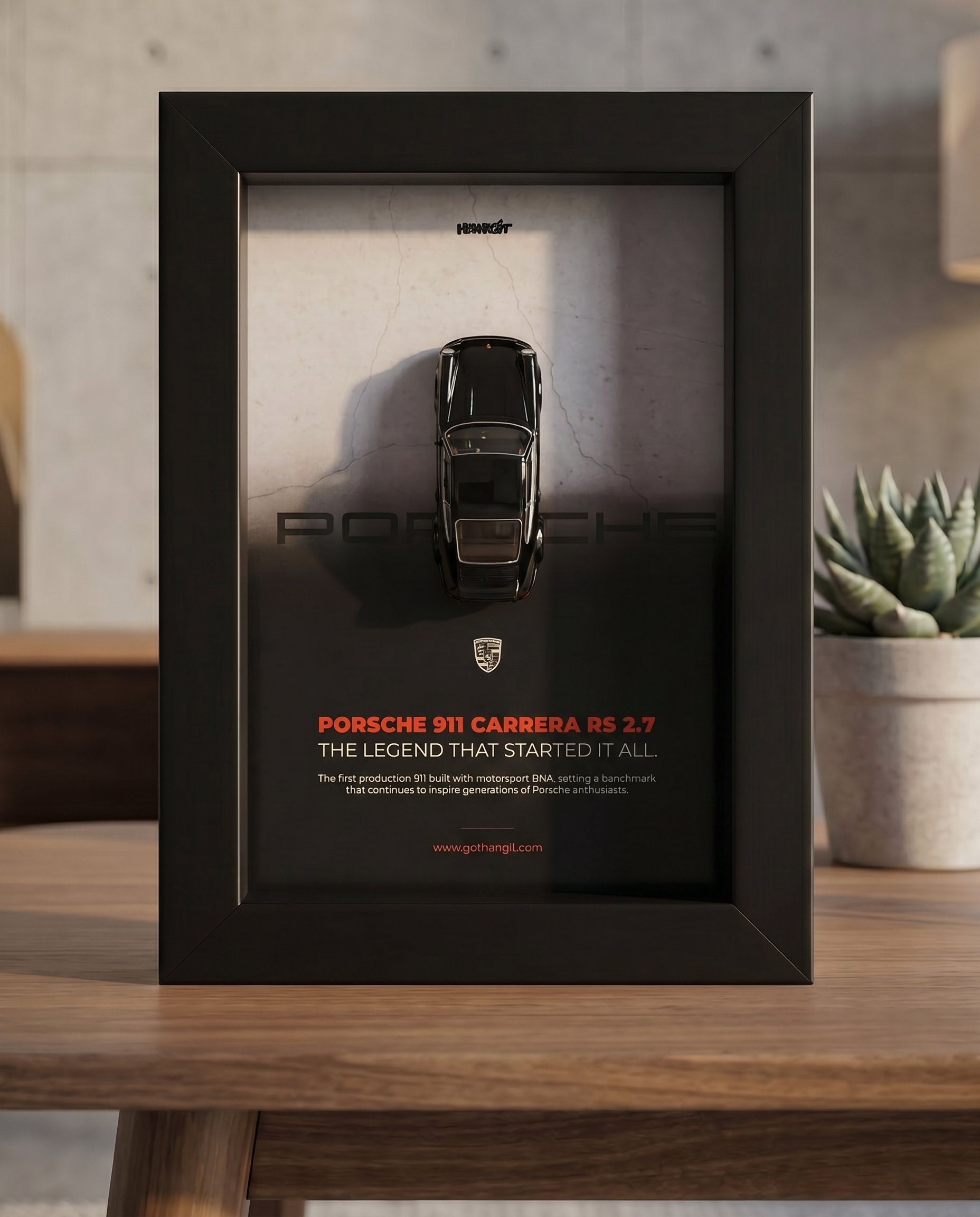Porsche 911 Carrera RS 2.7 – Mini Frame