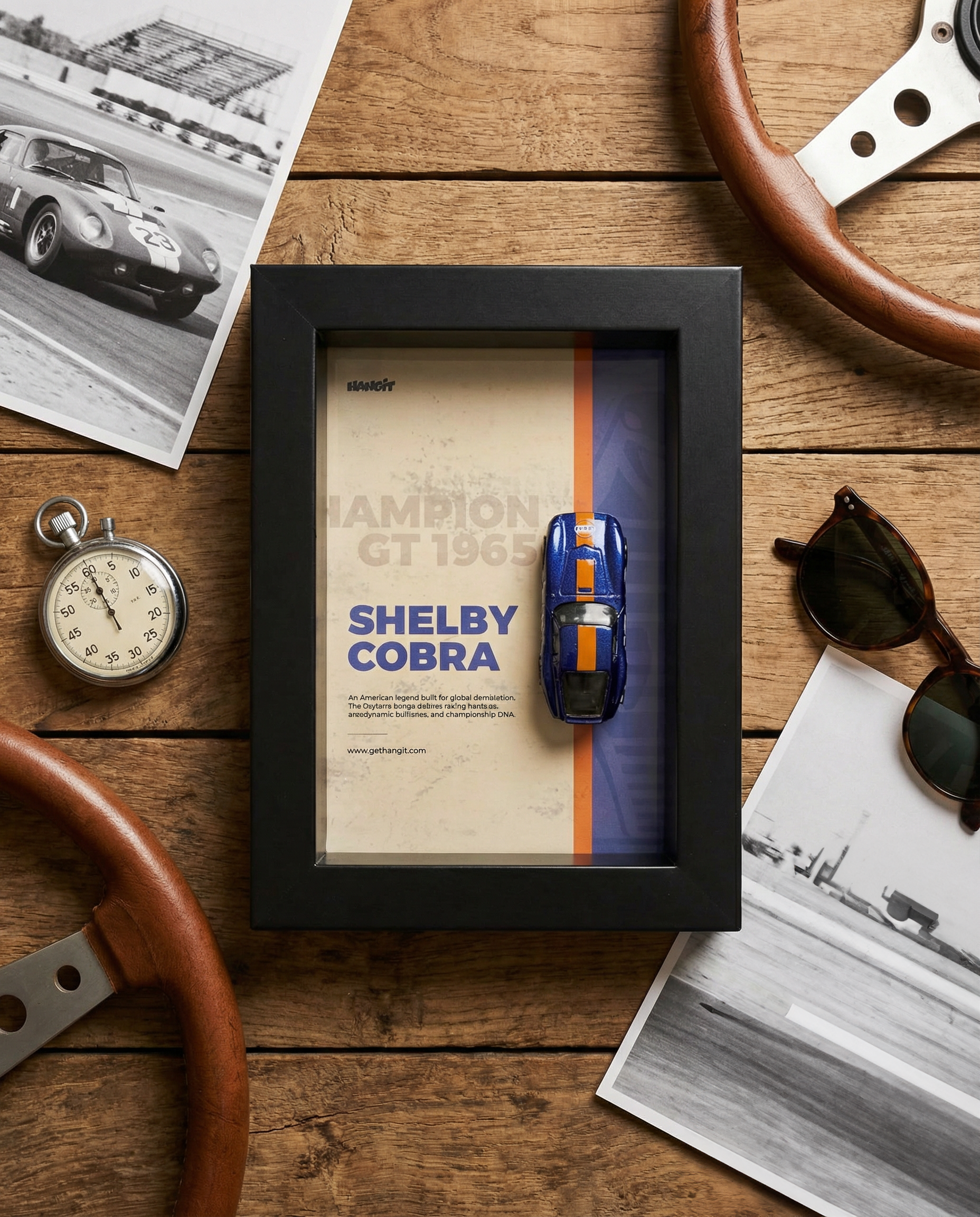 Shelby Cobra Daytona Coupe 1965 – Mini Framed