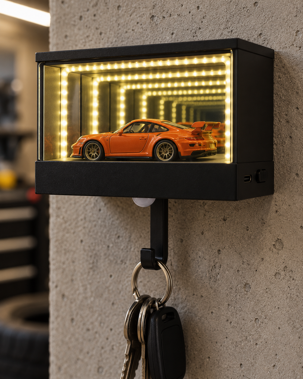 Infinity Garage – Motion Sensor Key Holder