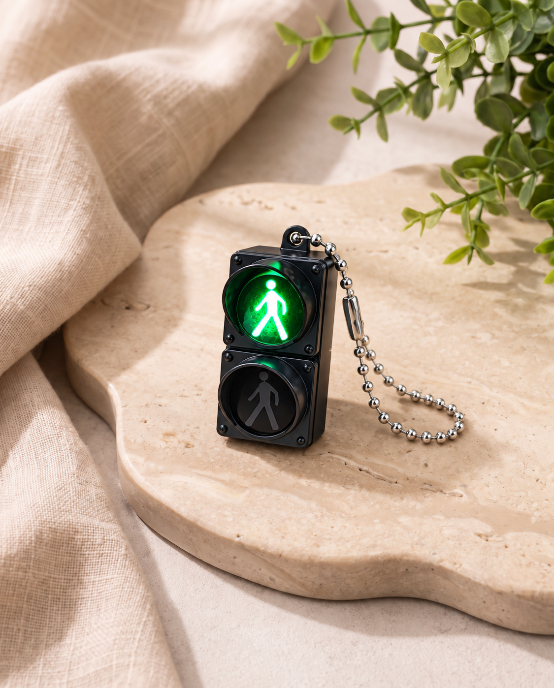 Walk / Stop – Pedestrian Signal Keychain