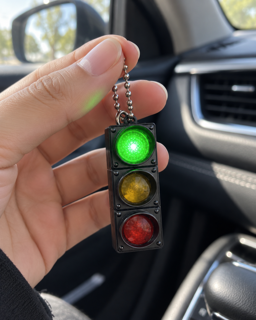 Stop & Go – Traffic Light Keychain