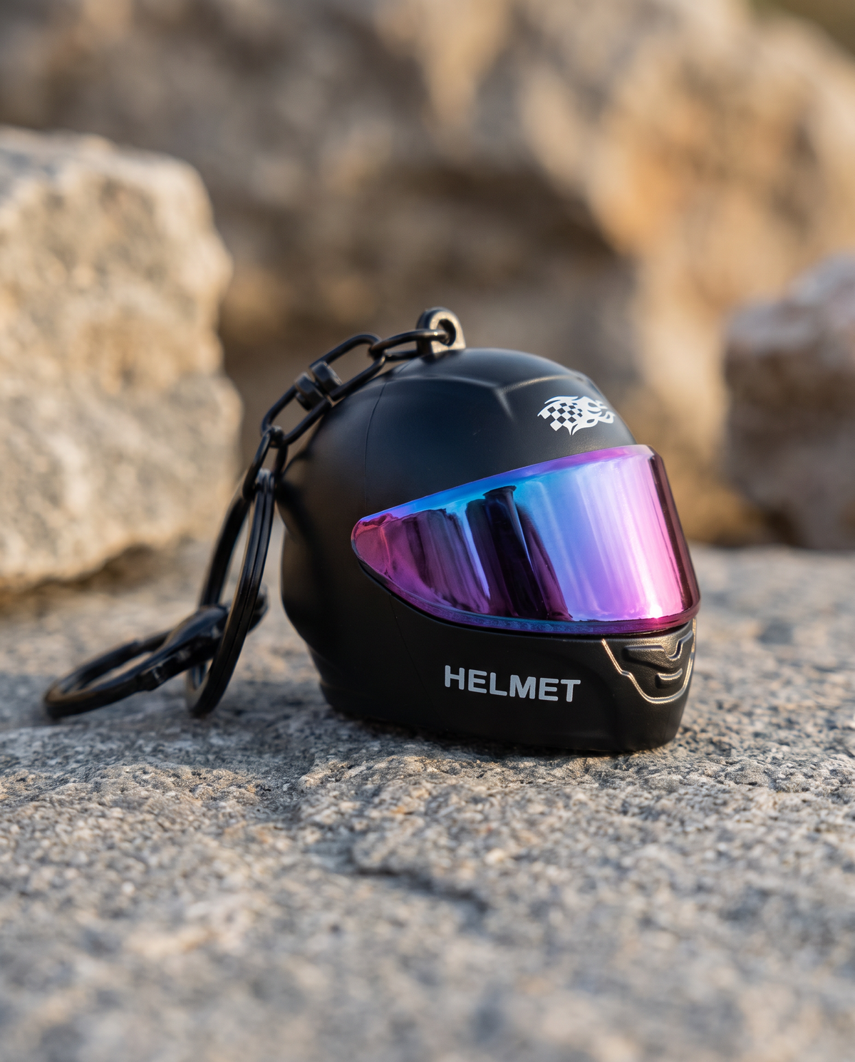 Rider – Mini Helmet Keychain