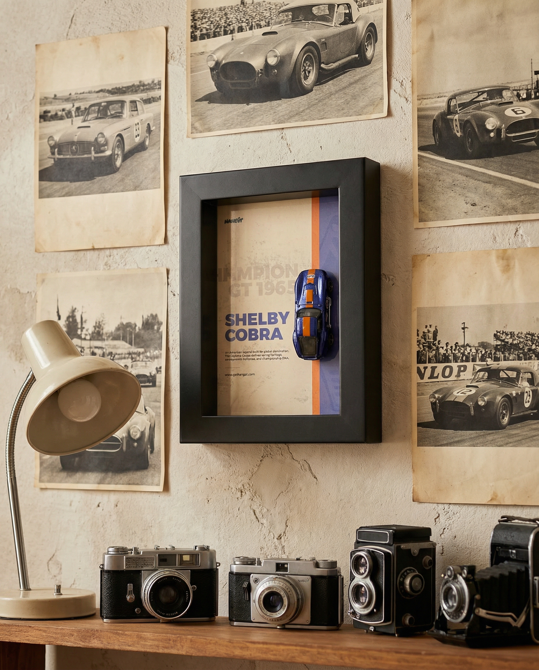 Shelby Cobra Daytona Coupe 1965 – Mini Framed