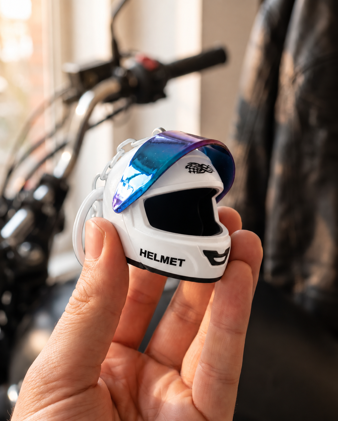 Rider – Mini Helmet Keychain