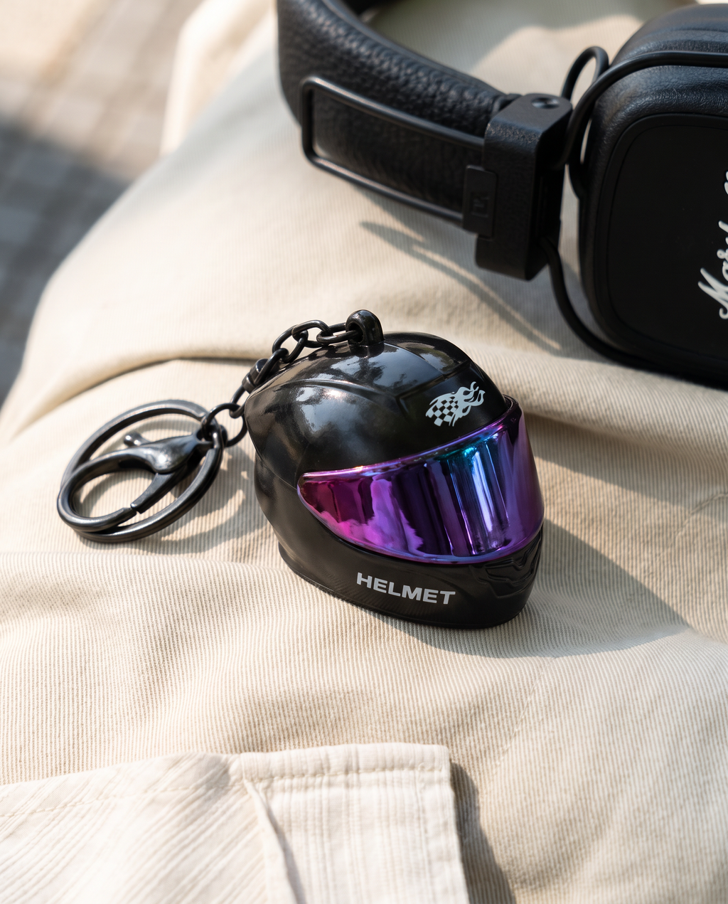 Rider – Mini Helmet Keychain