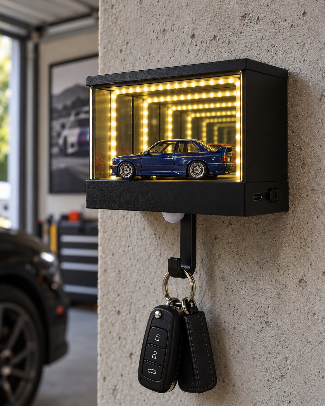 Infinity Garage – Motion Sensor Key Holder