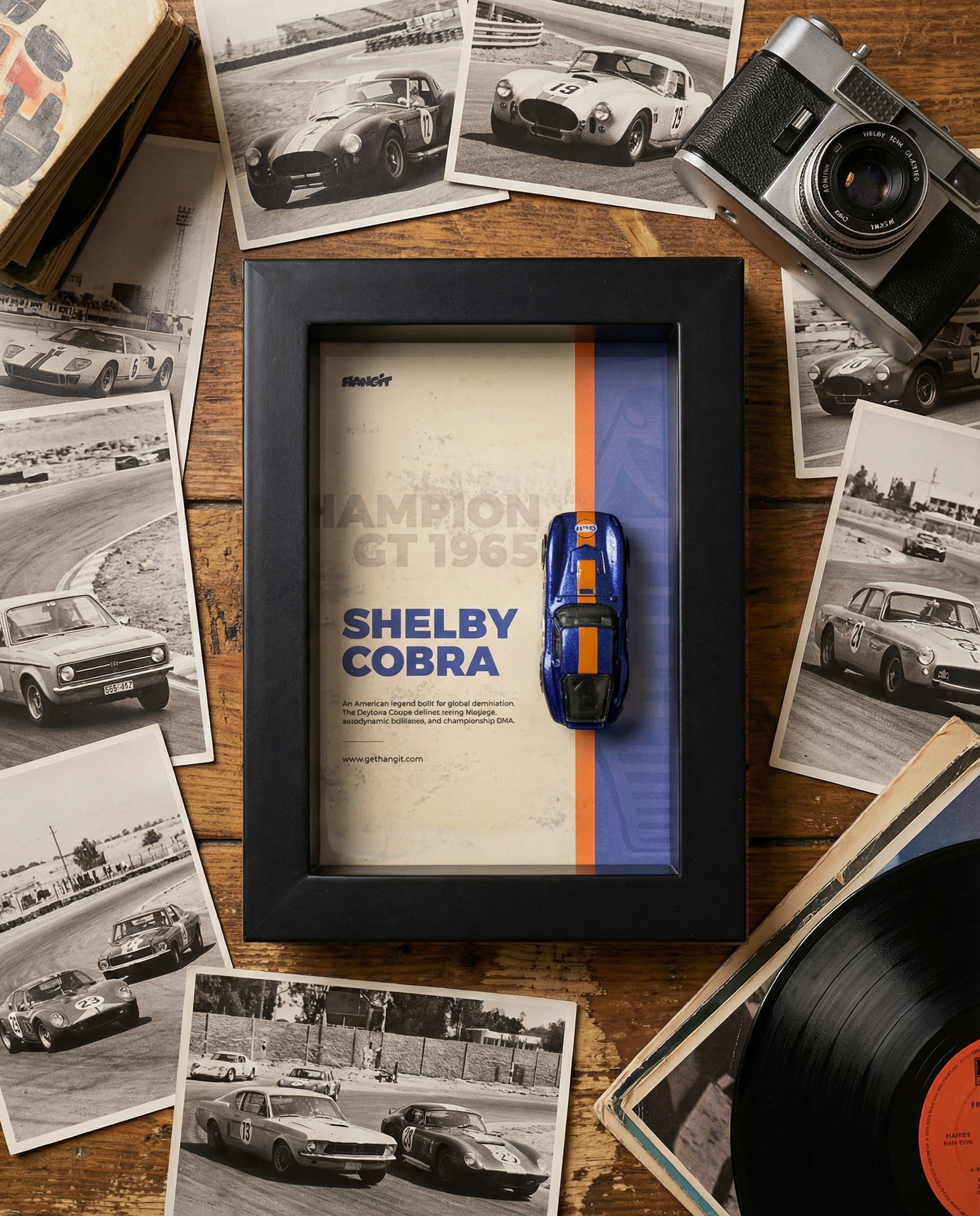 Shelby Cobra Daytona Coupe 1965 – Mini Framed