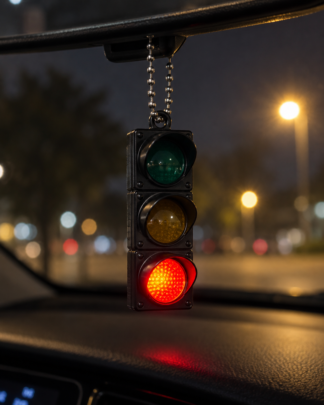 Stop & Go – Traffic Light Keychain