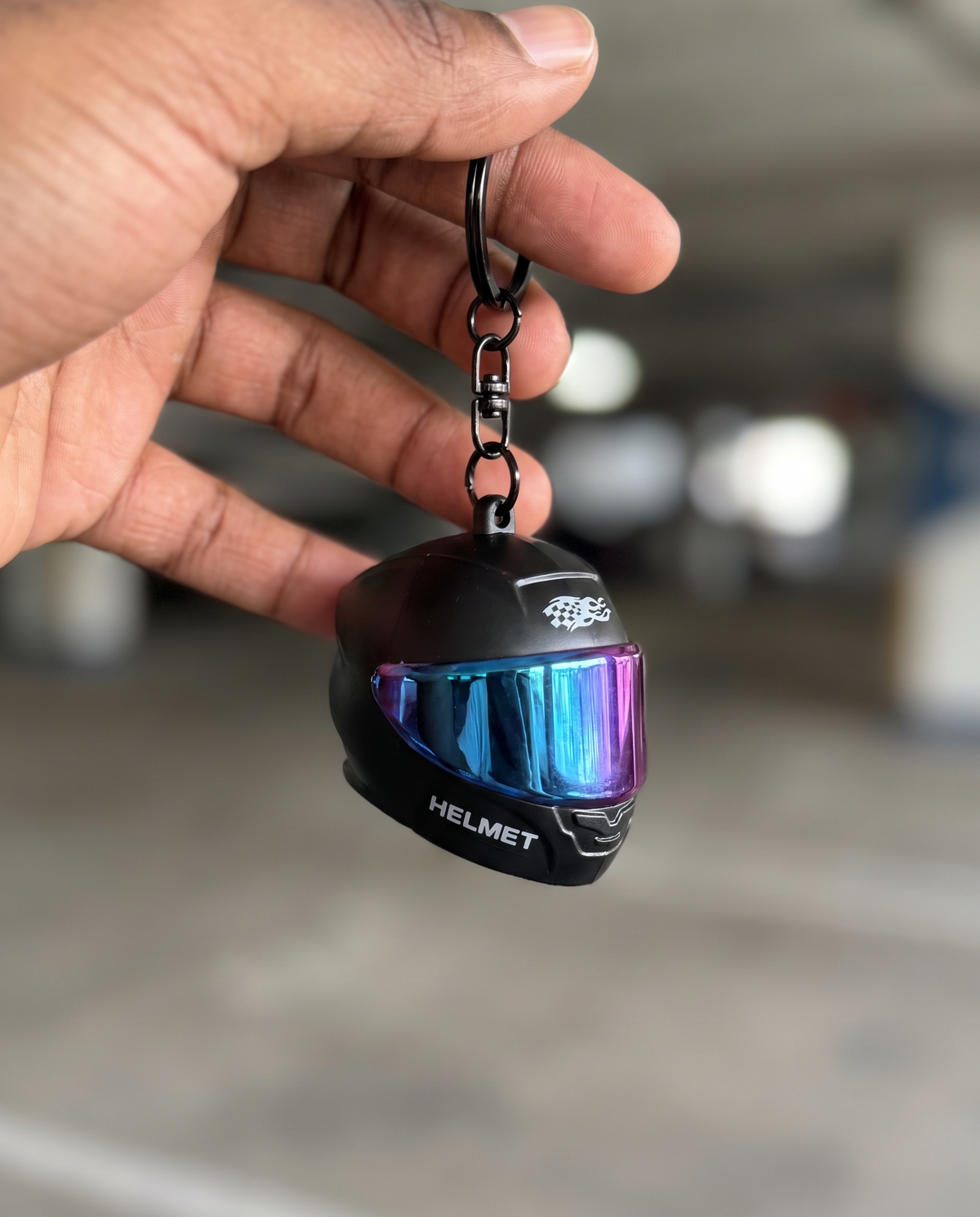 Rider – Mini Helmet Keychain