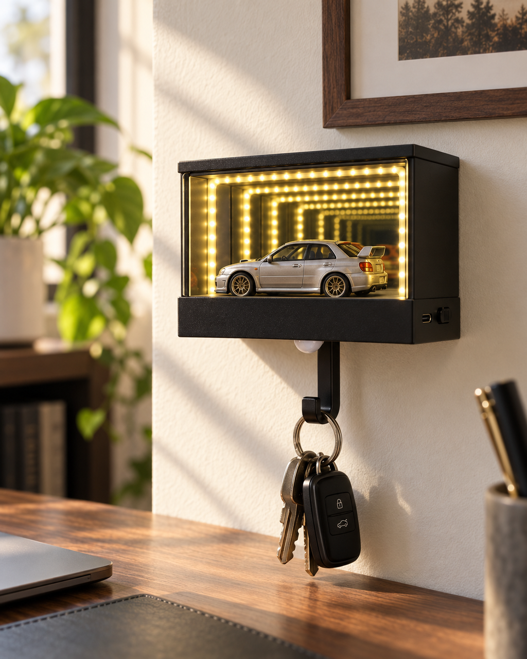 Infinity Garage – Motion Sensor Key Holder