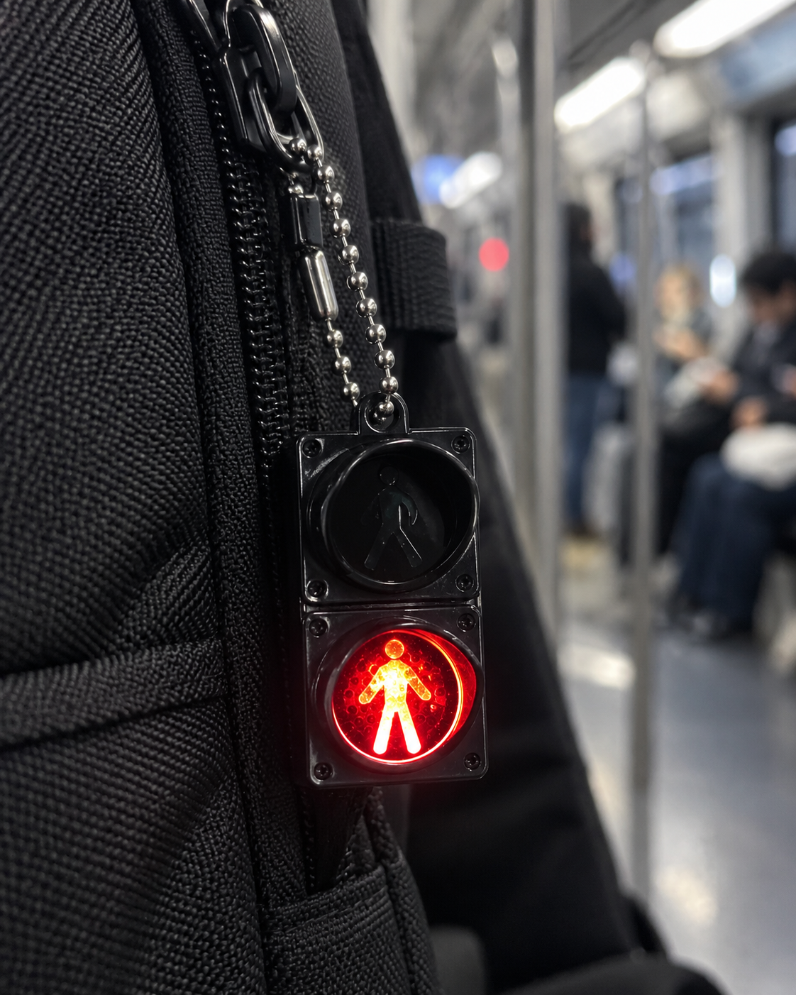 Walk / Stop – Pedestrian Signal Keychain