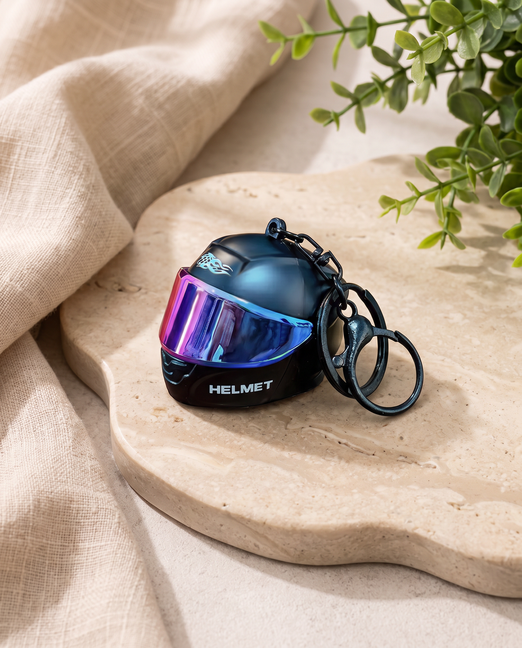 Rider – Mini Helmet Keychain