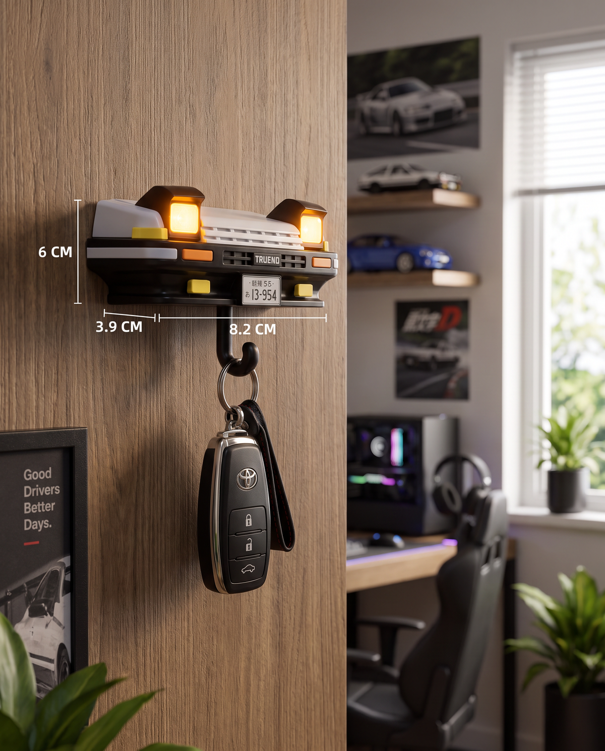 AE86 Trueno – Pop-Up Headlight Key Holder
