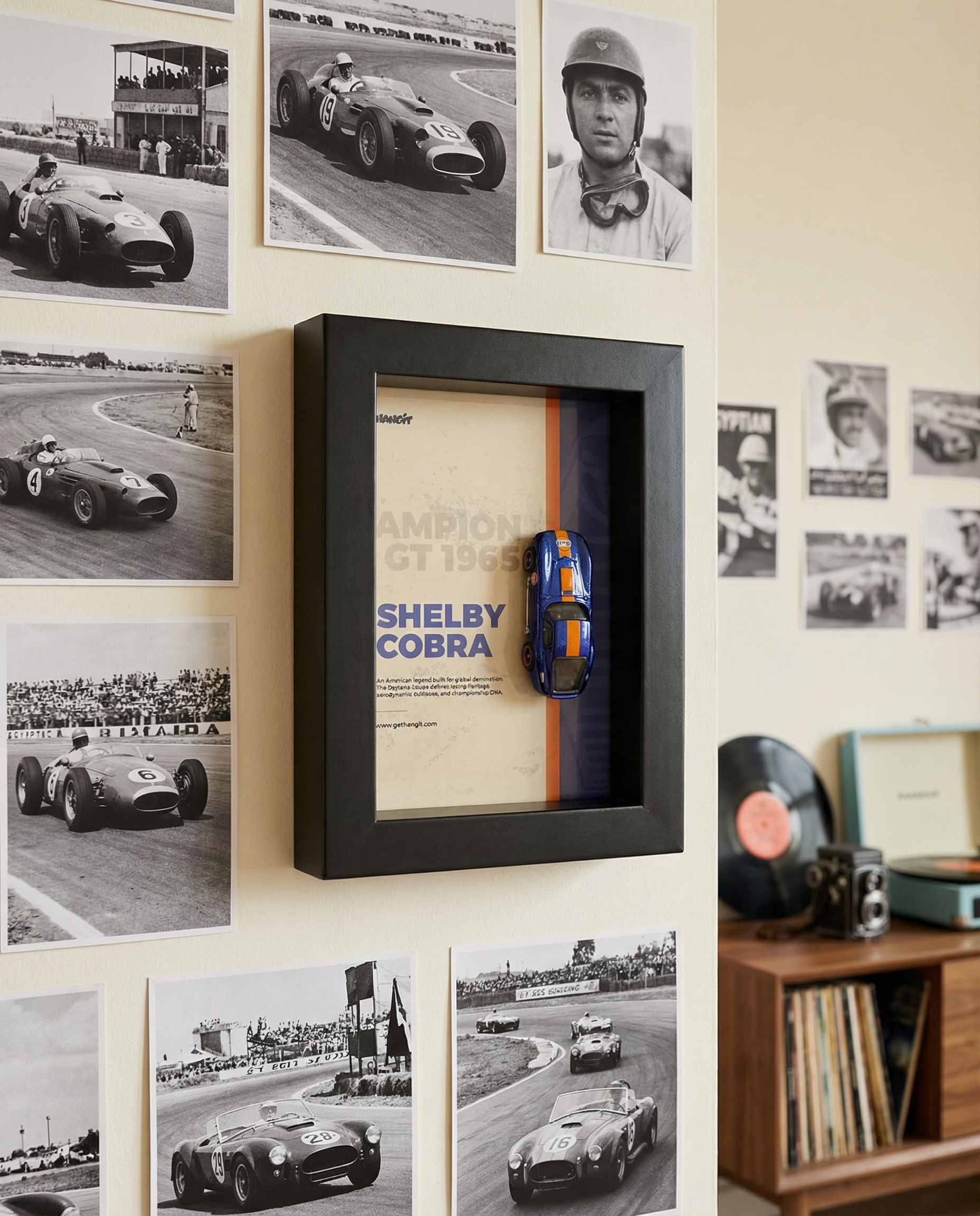 Shelby Cobra Daytona Coupe 1965 – Mini Framed