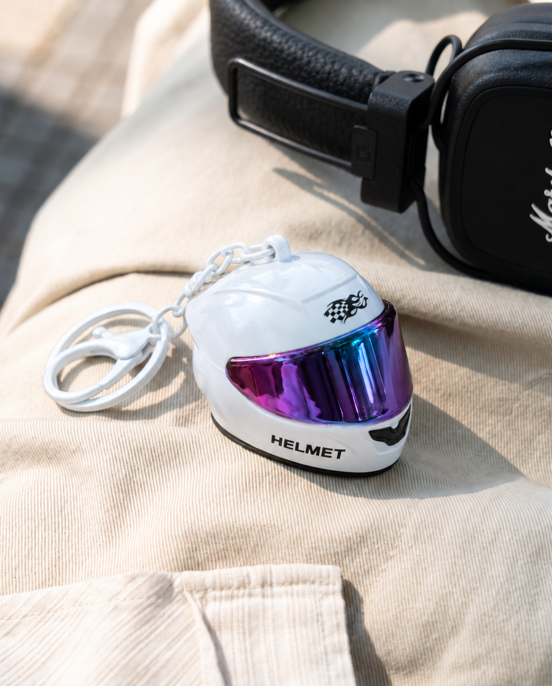 Rider – Mini Helmet Keychain