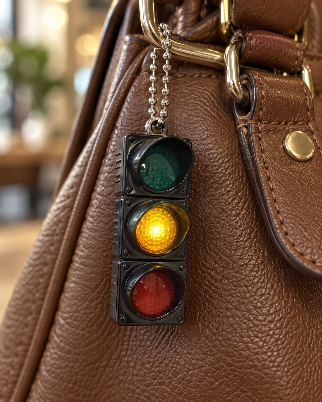 Stop & Go – Traffic Light Keychain