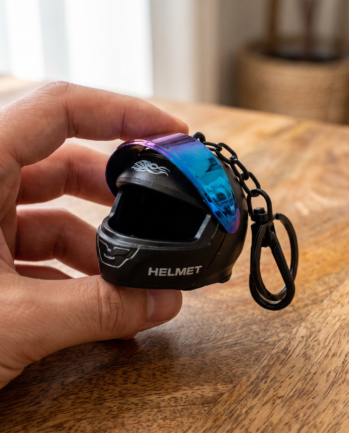 Rider – Mini Helmet Keychain