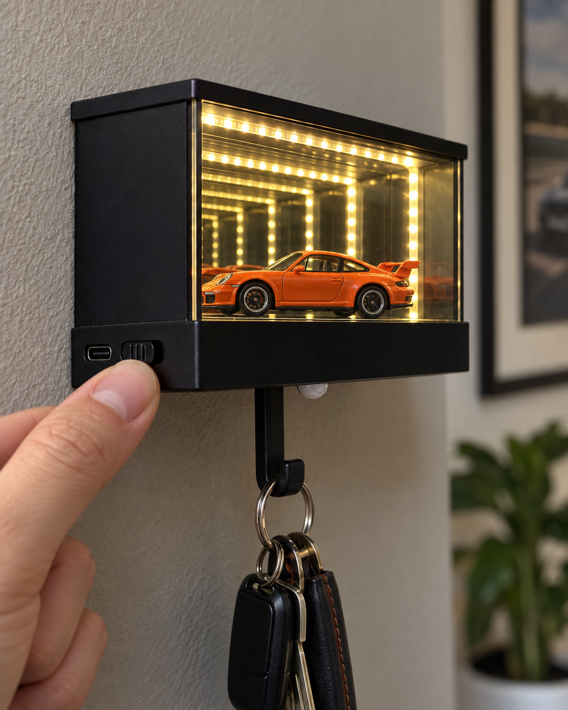 Infinity Garage – Motion Sensor Key Holder
