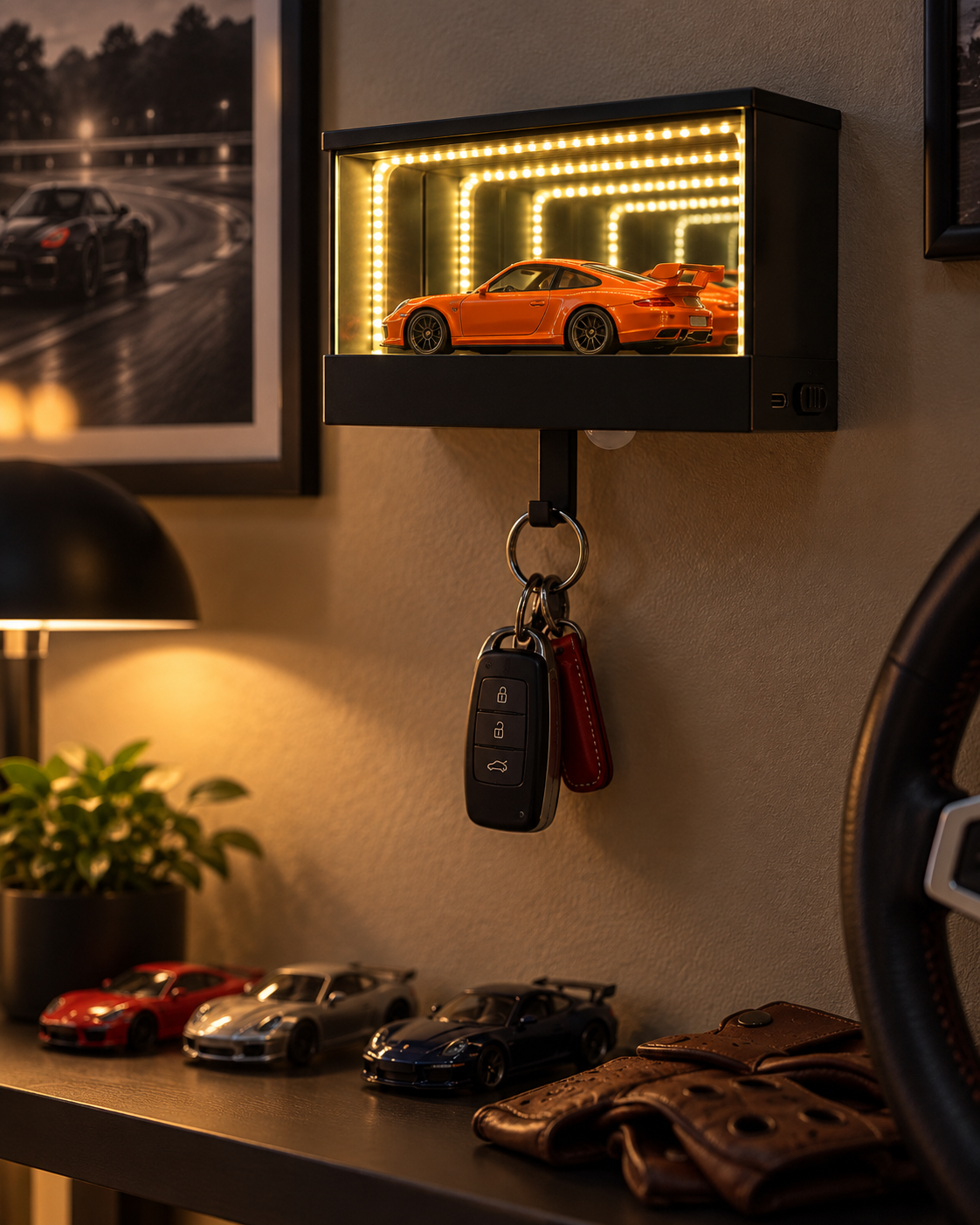 Infinity Garage – Motion Sensor Key Holder