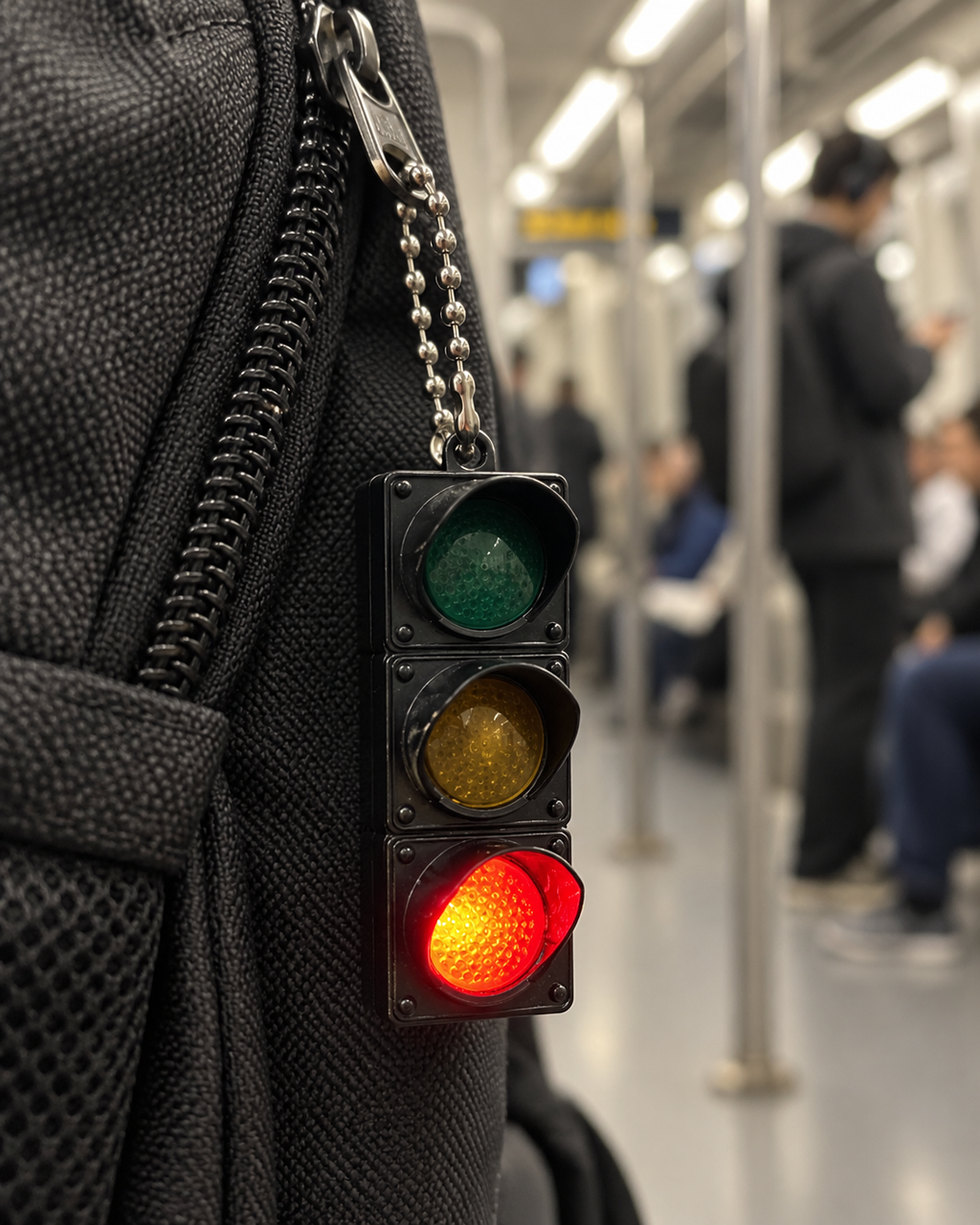 Stop & Go – Traffic Light Keychain