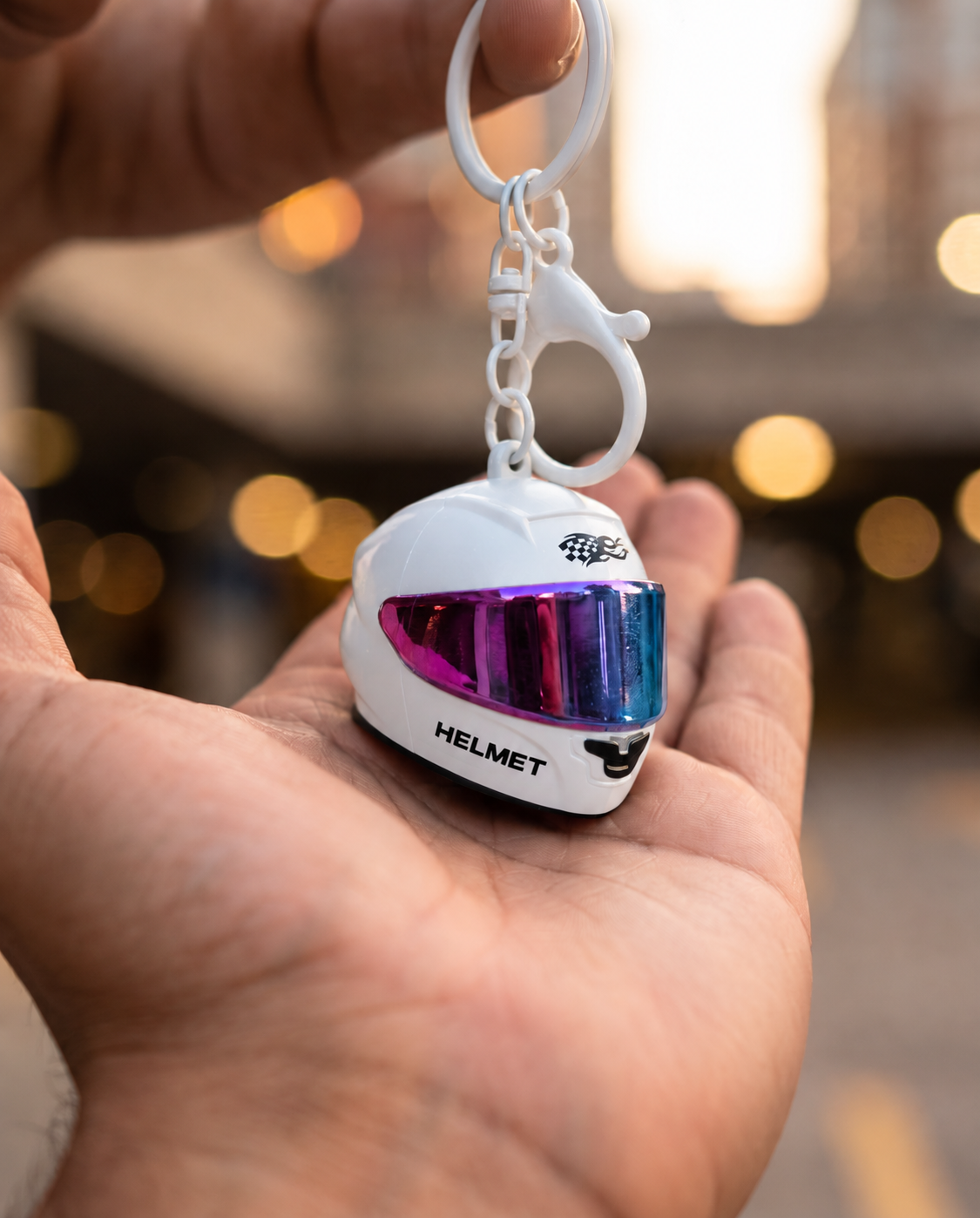 Rider – Mini Helmet Keychain