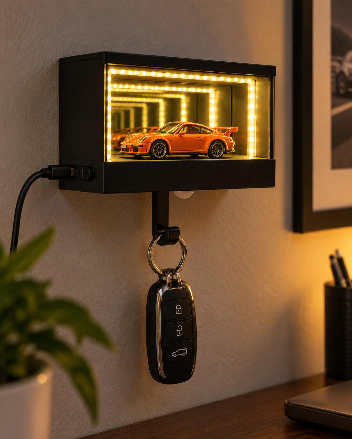 Infinity Garage – Motion Sensor Key Holder