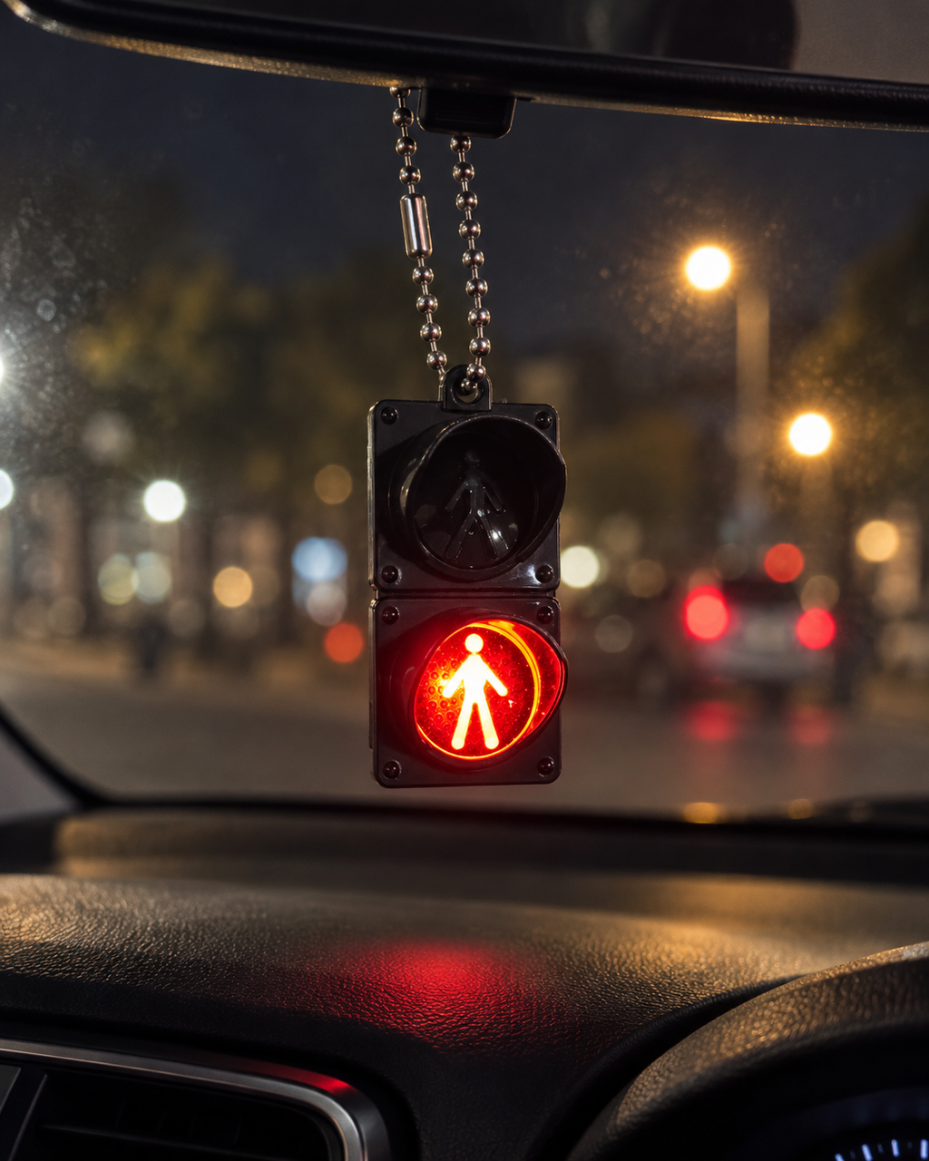Walk / Stop – Pedestrian Signal Keychain