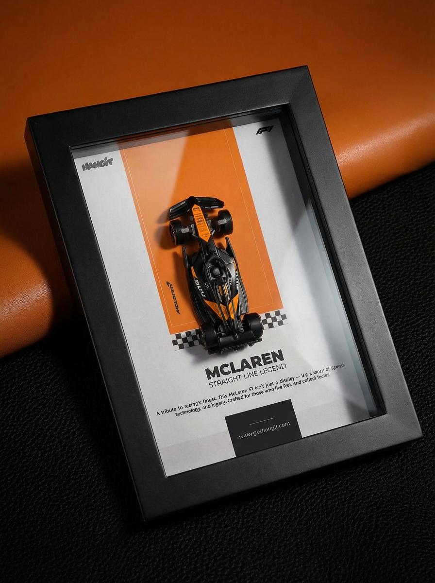 McLaren F1 – Mini Framed Collectible | 1:64 Scale Model