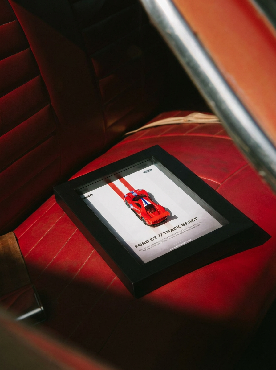 Ford GT – Mini Framed Collectible | 1:64 Scale Model