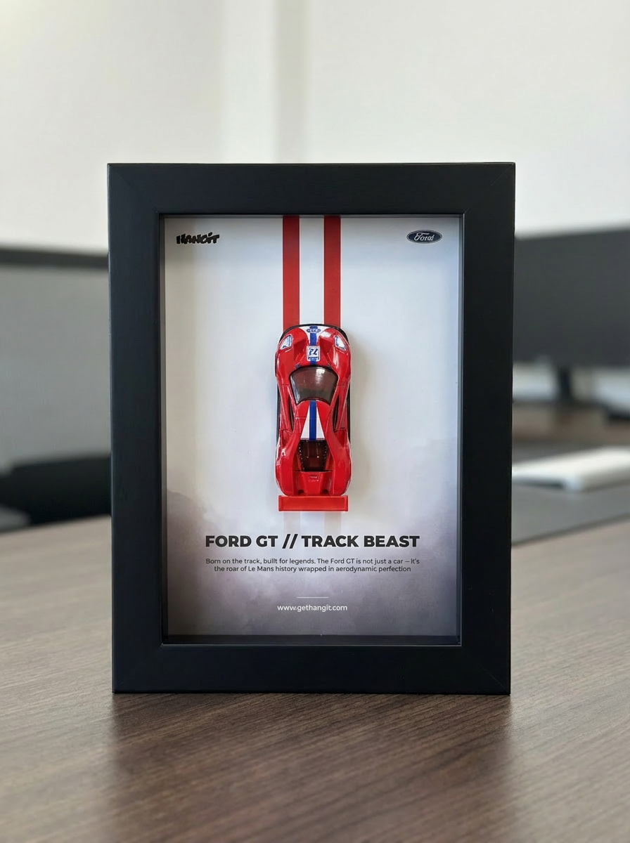 Ford GT – Mini Framed Collectible | 1:64 Scale Model