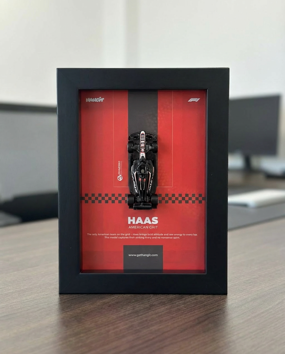 HAAS – Mini Framed Collectible | 1:64 Scale Model