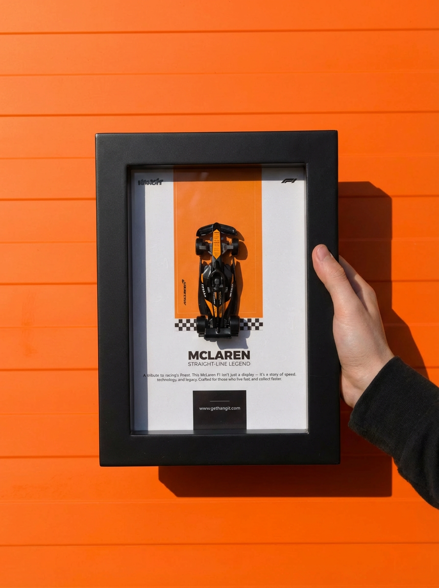 McLaren F1 – Mini Framed Collectible | 1:64 Scale Model
