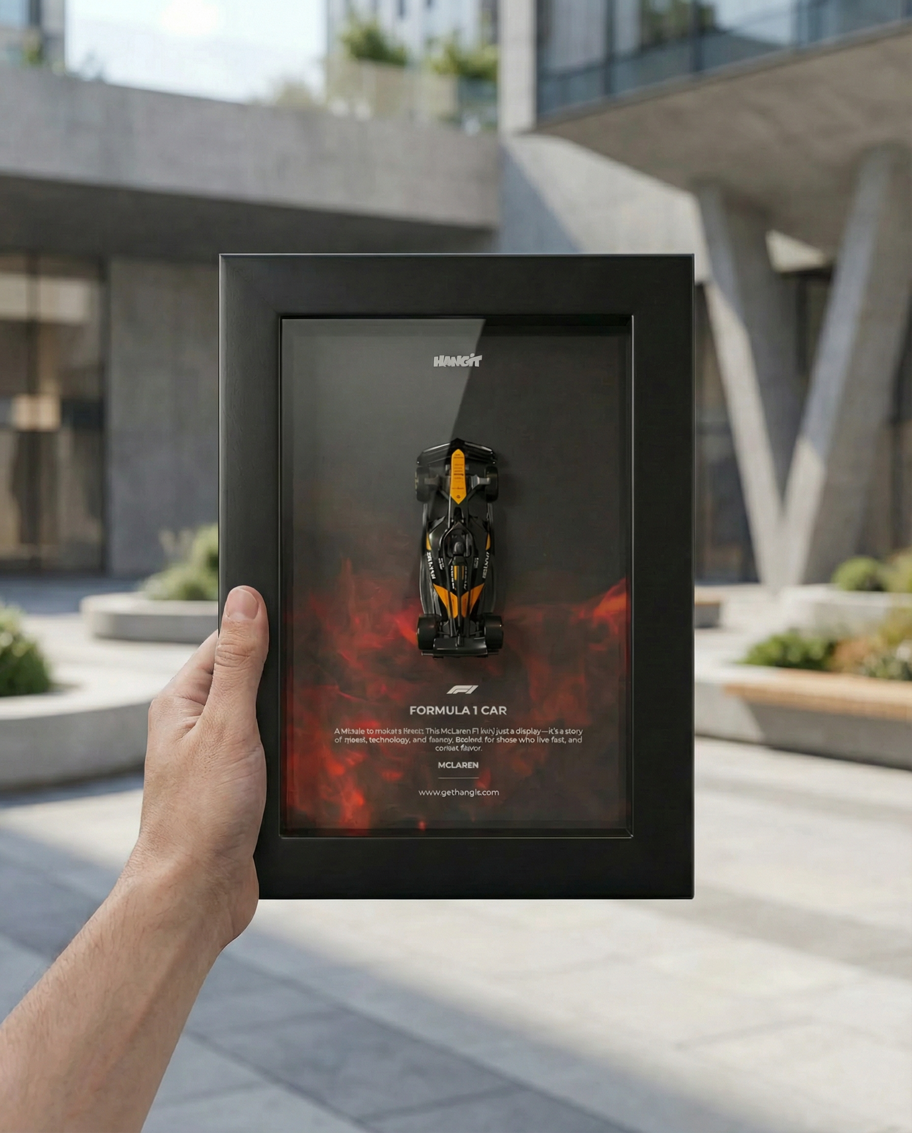 McLaren F1 – Mini Framed Collectible | 1:64 Scale Model