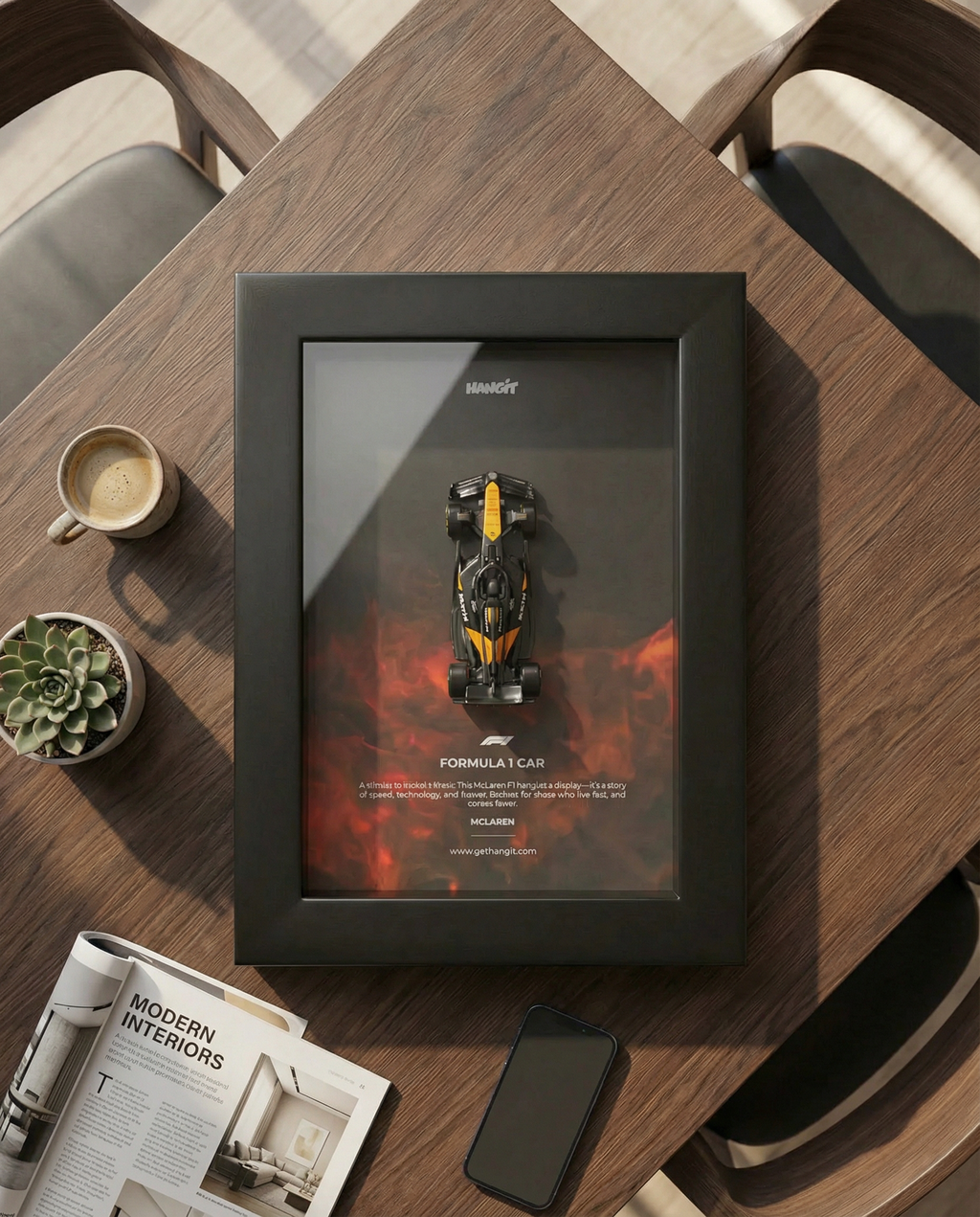 McLaren F1 – Mini Framed Collectible | 1:64 Scale Model