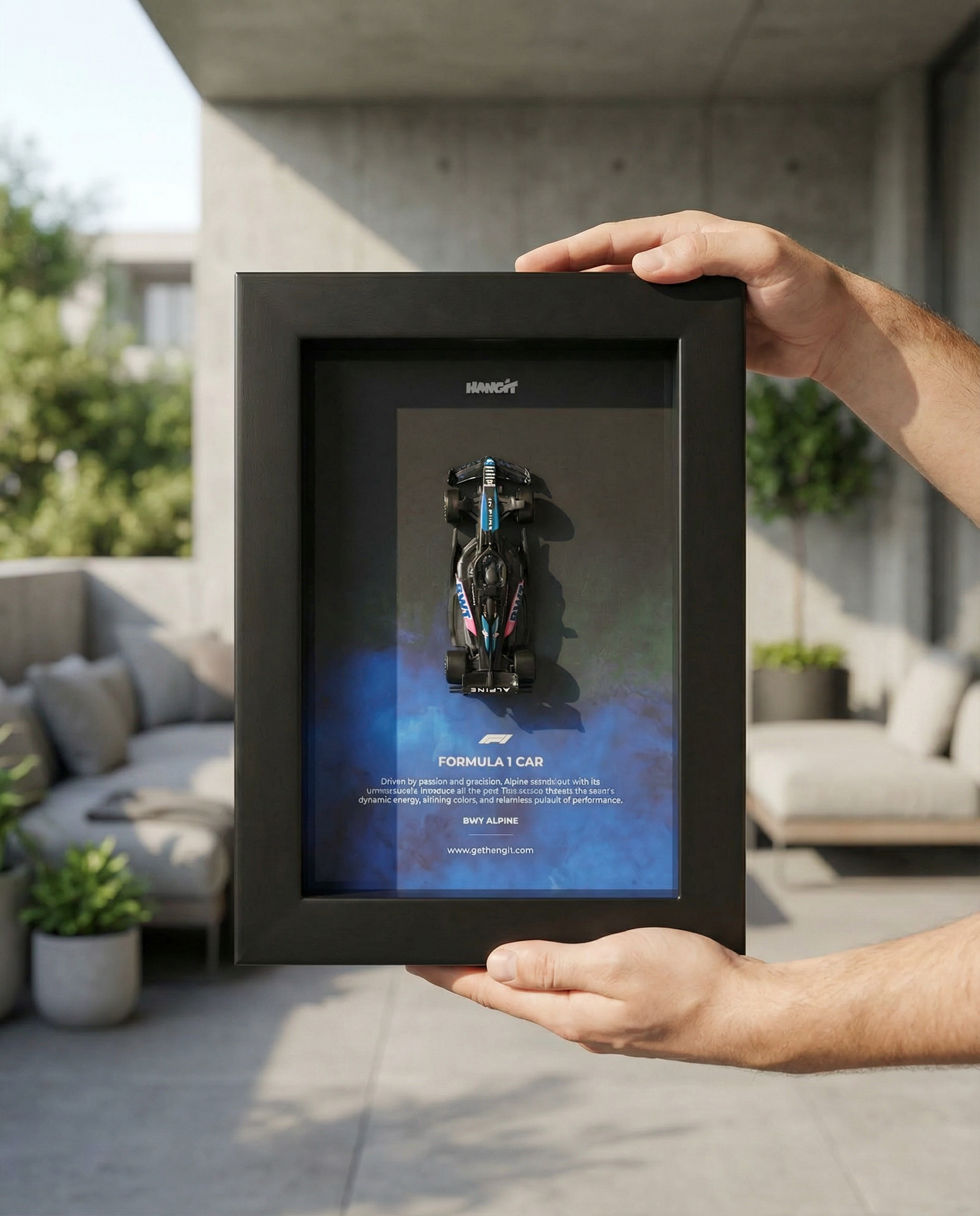 Alpine F1 – Mini Framed Collectible