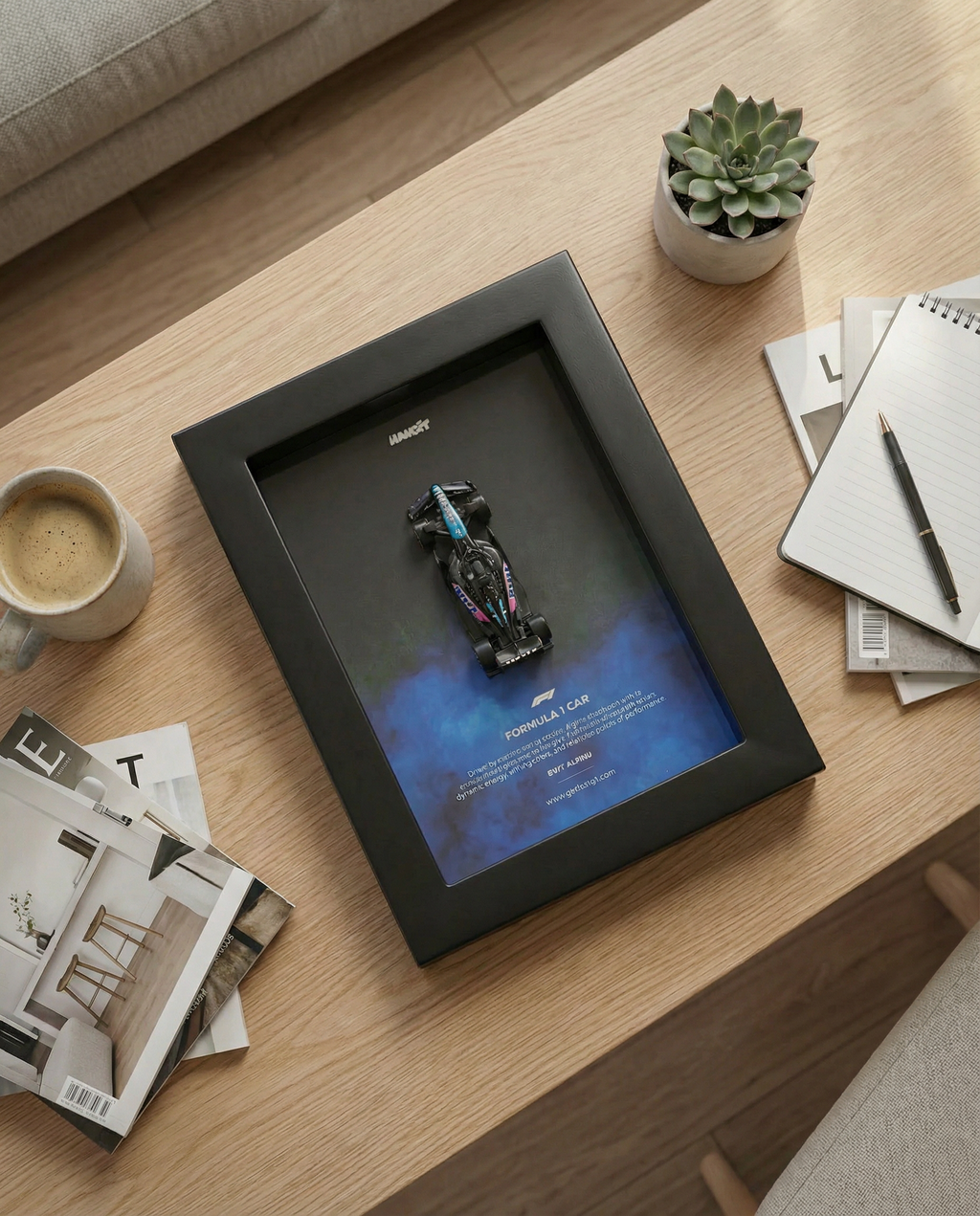 Alpine F1 – Mini Framed Collectible