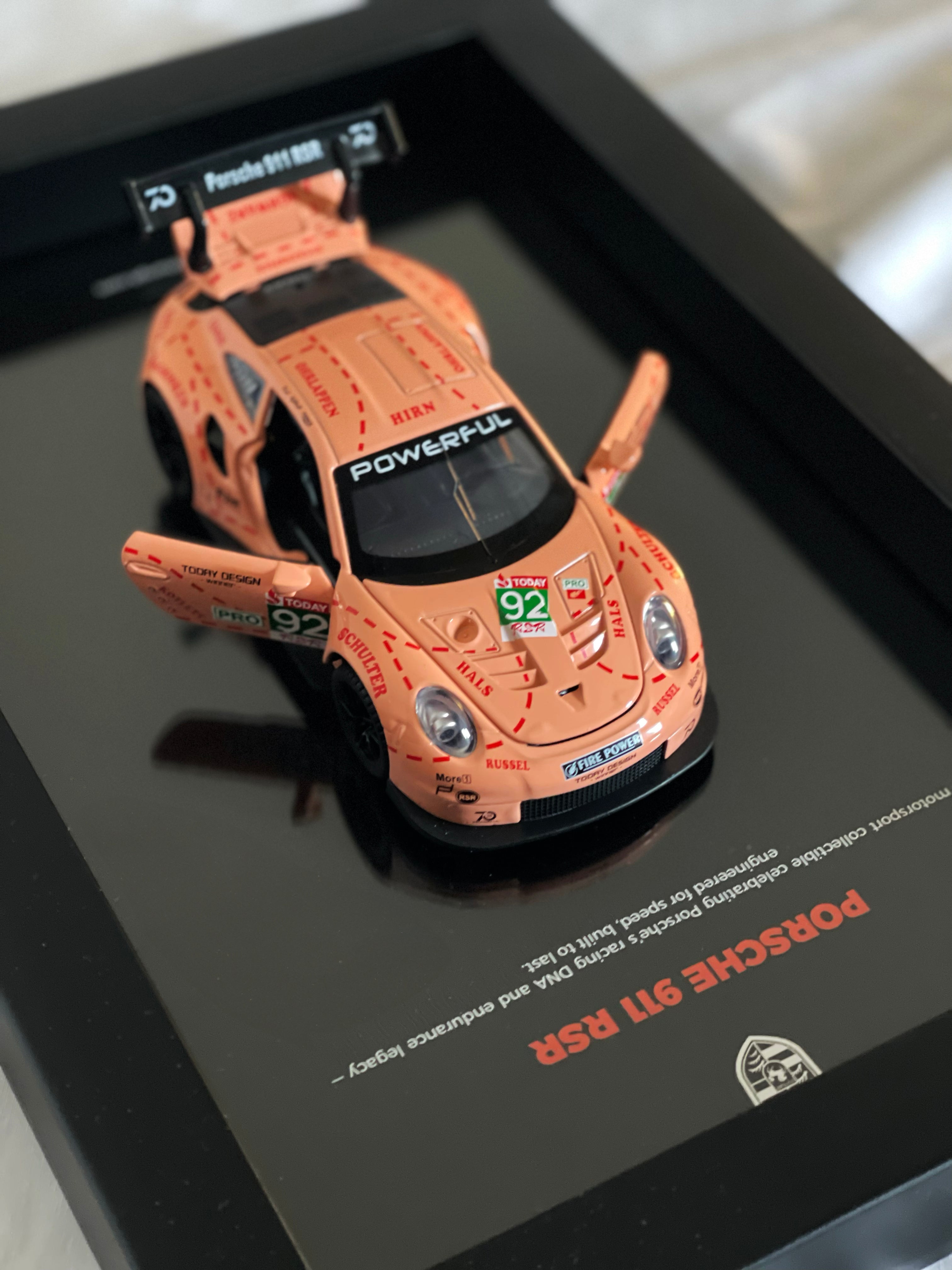 Porsche 911 RSR — Framed Motorsport Icon  — Mega/Limited Edition