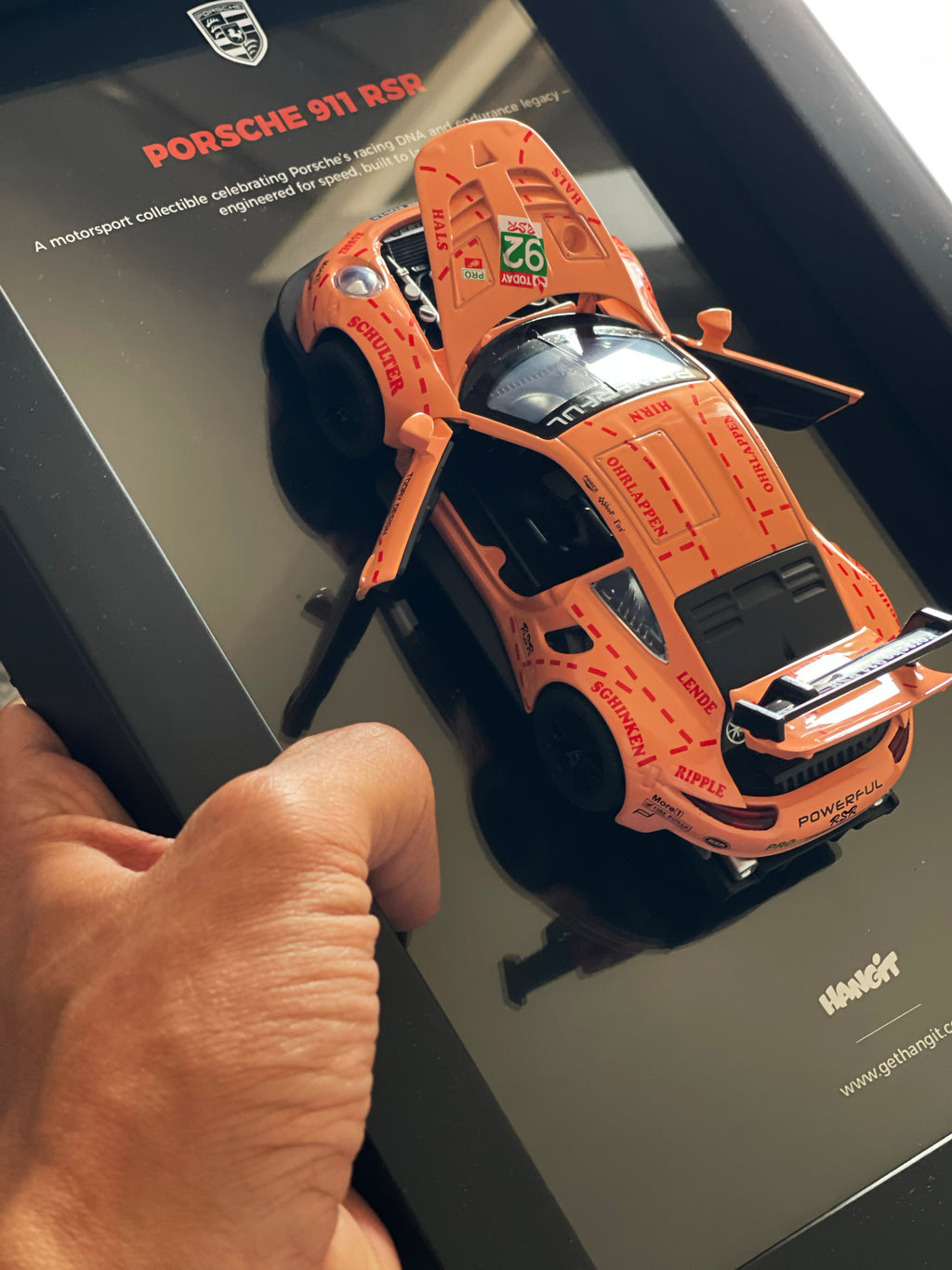 Porsche 911 RSR — Framed Motorsport Icon  — Mega/Limited Edition