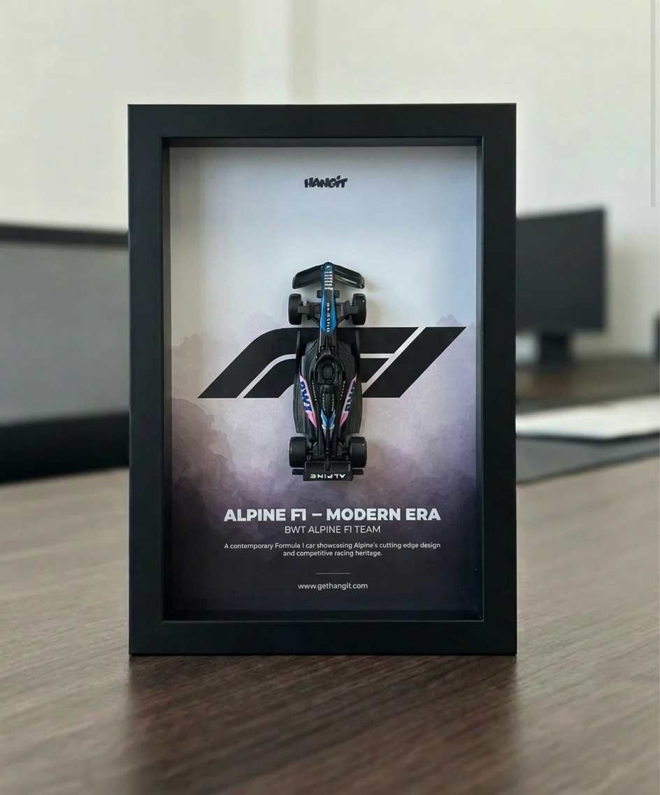 Alpine F1 – Mini Framed Collectible