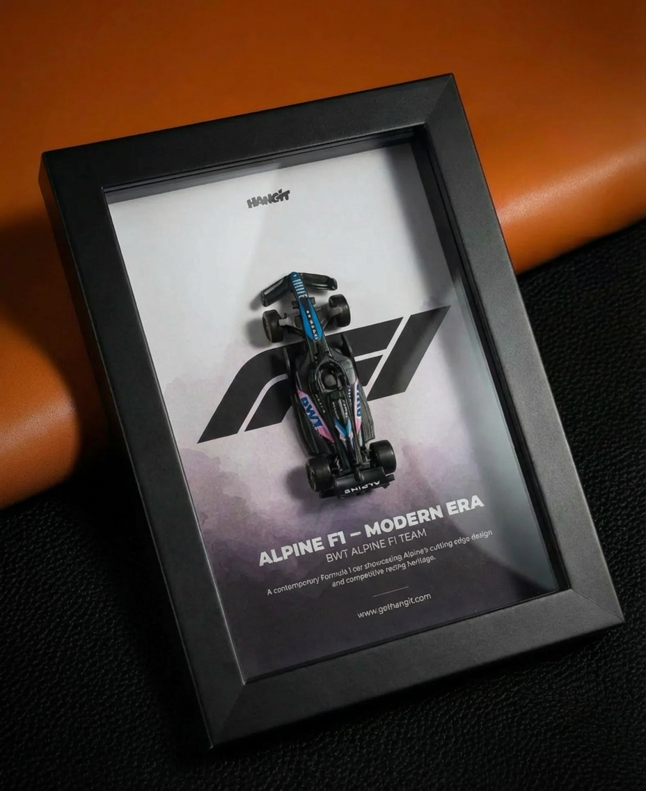 Alpine F1 – Mini Framed Collectible